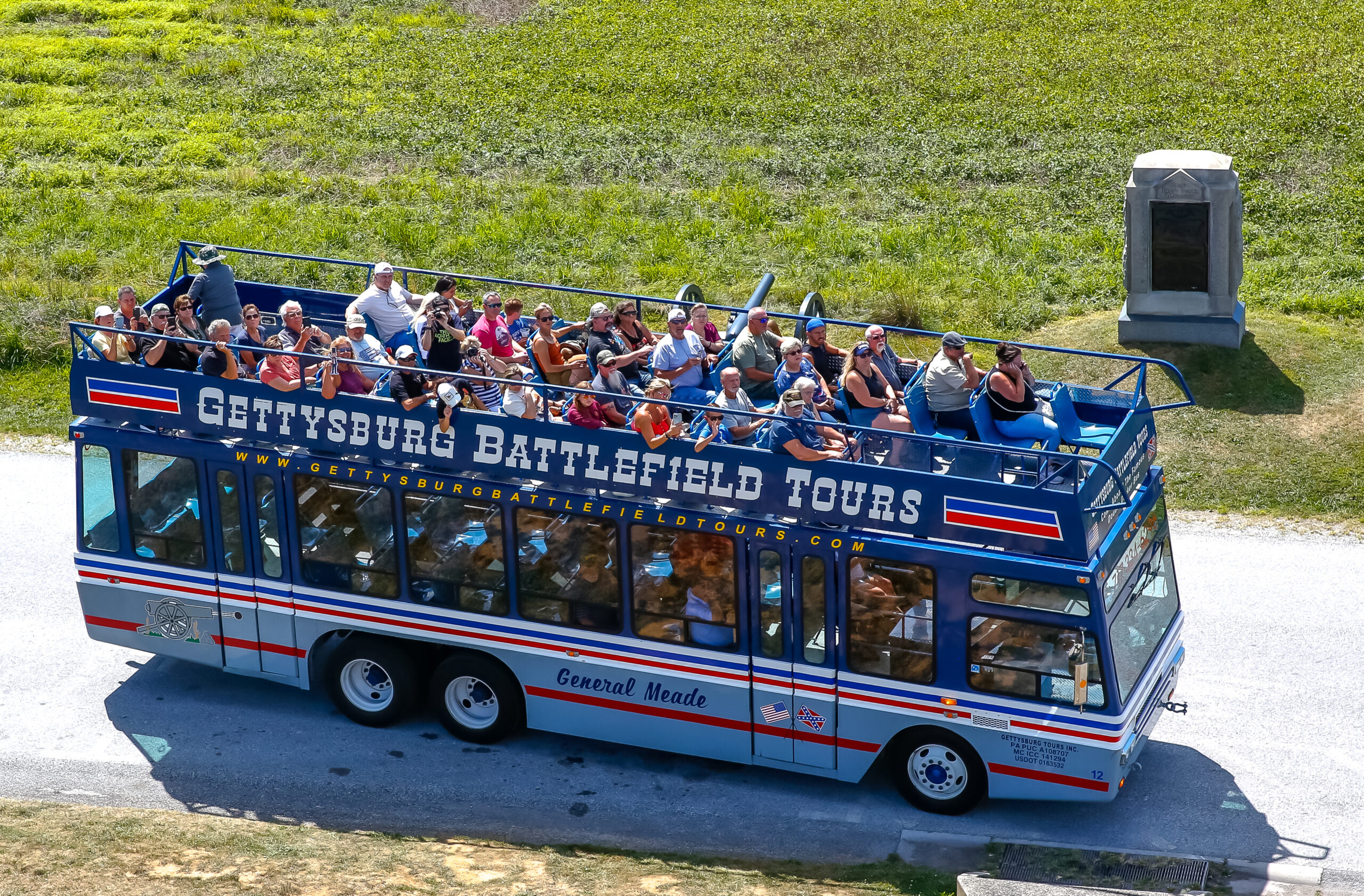 gettysburg bus tour schedule