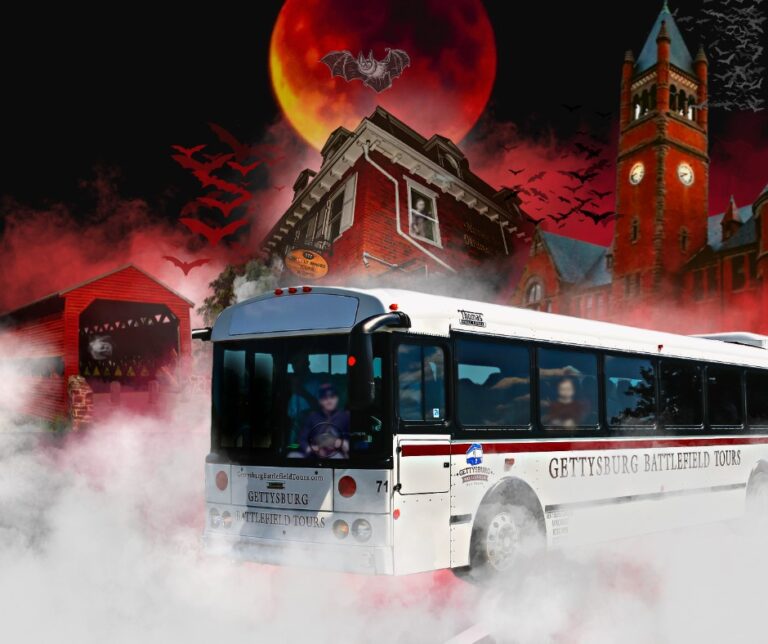 Haunted Bus Tour on 10/5/24 @ 8:45 PM | Gettysburg Battlefield Tours