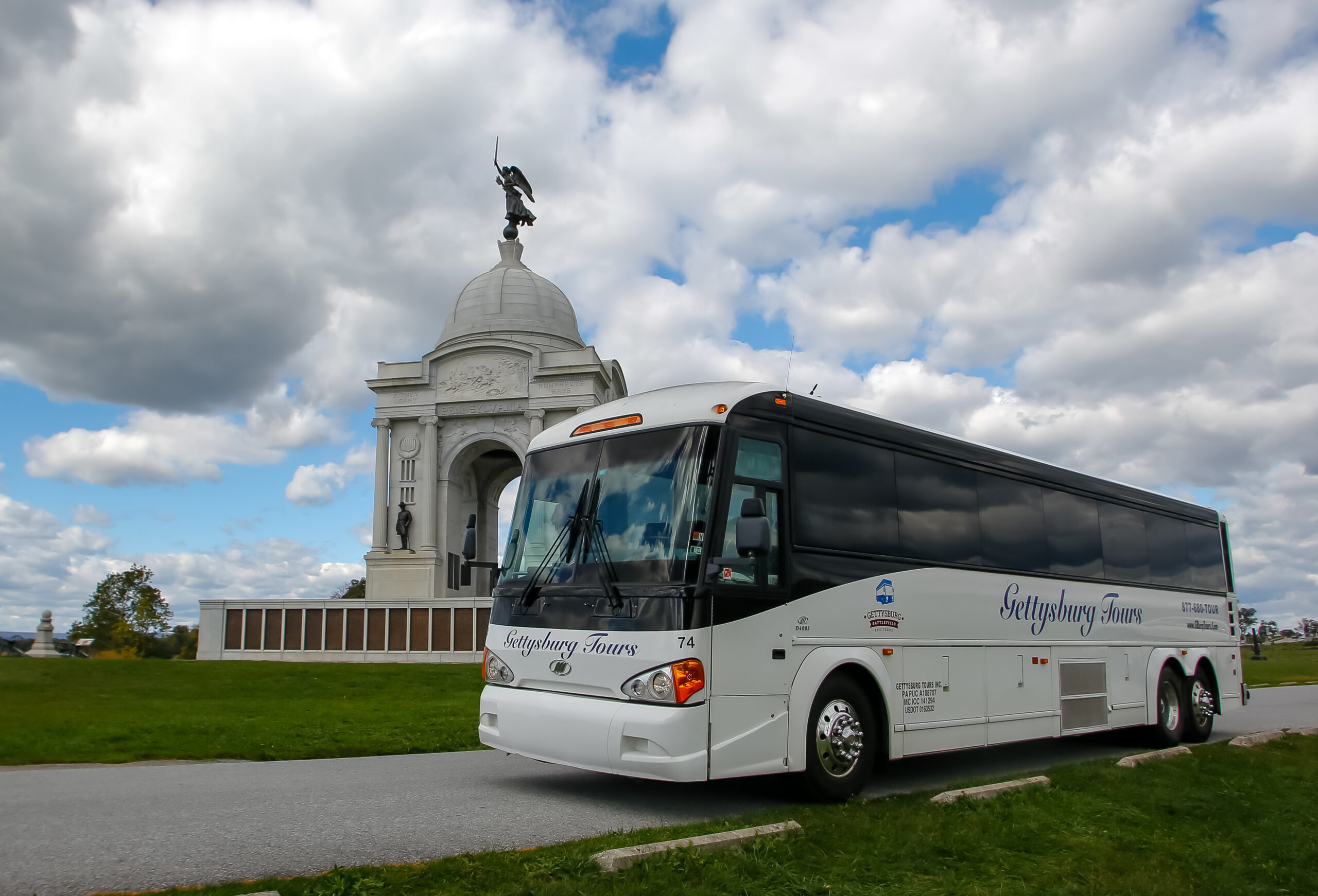 Charter Bus Transportation | Gettysburg Battlefield Tours